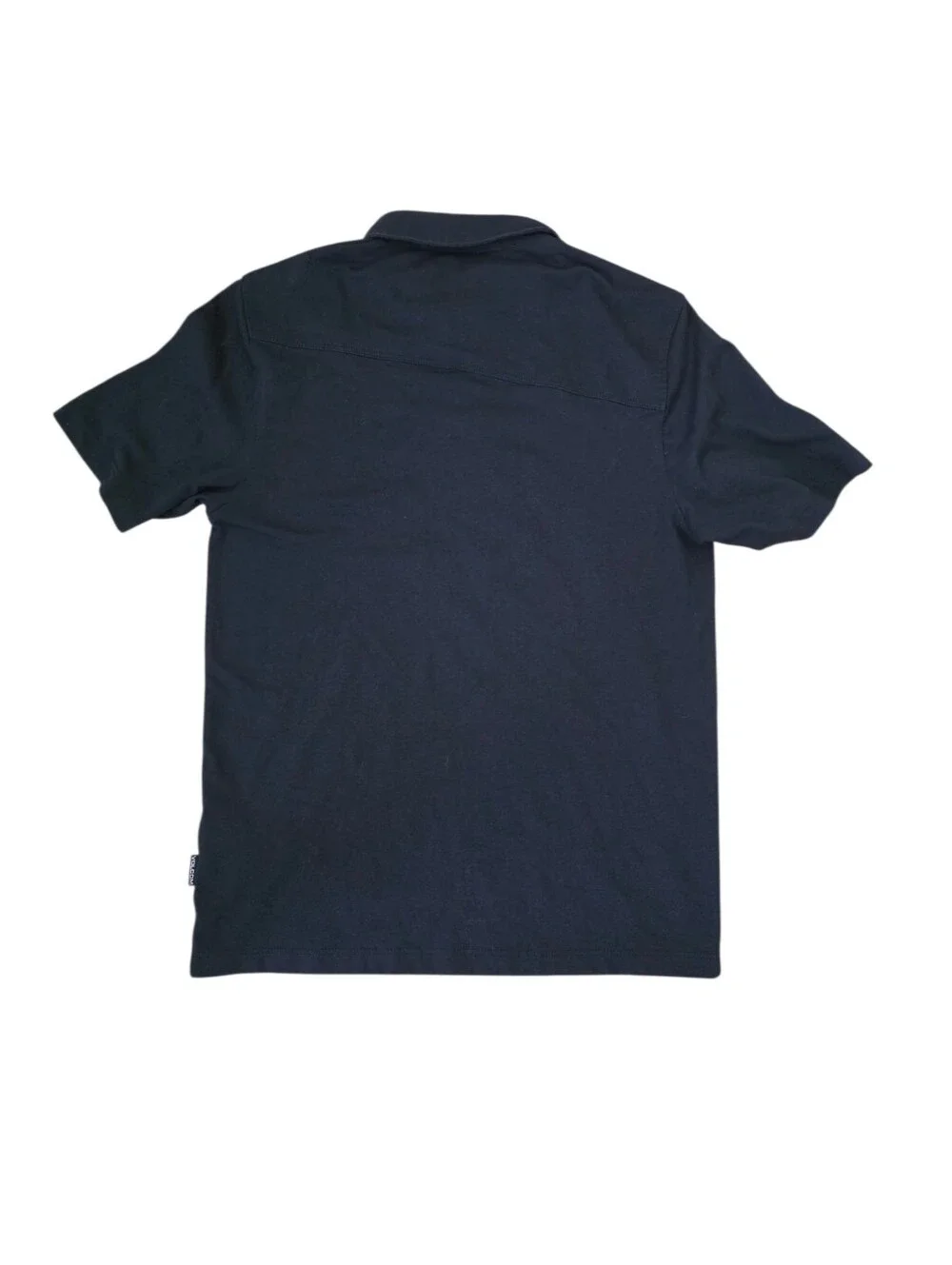 Volcom Boys Navy Polo Shirt Medium 10/12 Skate School Uniform Cotton Blend